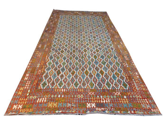 Fine Afghan Handmade Choubi Kilim  590 X 415cm - Image 2
