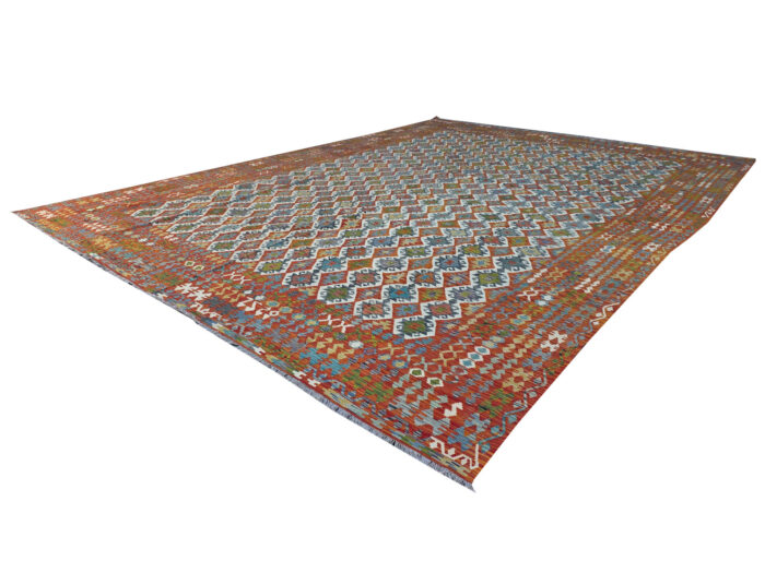 Fine Afghan Handmade Choubi Kilim  590 X 415cm - Image 1