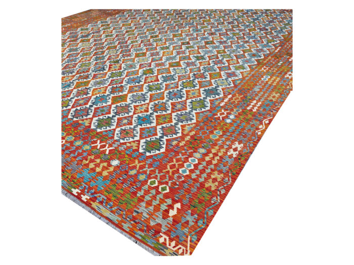 Fine Afghan Handmade Choubi Kilim  590 X 415cm - Image 3