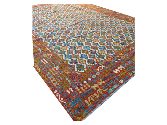 Fine Afghan Handmade Choubi Kilim  590 X 415cm - Image 5