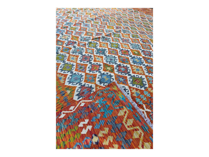 Fine Afghan Handmade Choubi Kilim  590 X 415cm - Image 6