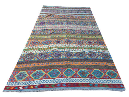 Fine Afghan Handmade Choubi Kilim 394 x 308 cm (4x3m)