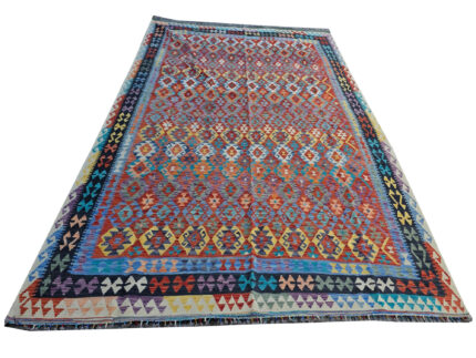Incredible Afghan Handmade Choubi Kilim 395 x 302cm (4x3m)