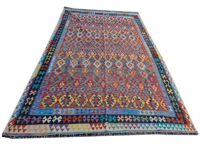 Incredible Afghan Handmade Choubi Kilim 395 x 302cm (4x3m) - Image 1