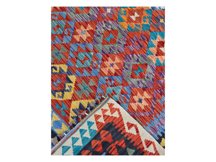 Incredible Afghan Handmade Choubi Kilim 395 x 302cm (4x3m) - Image 5