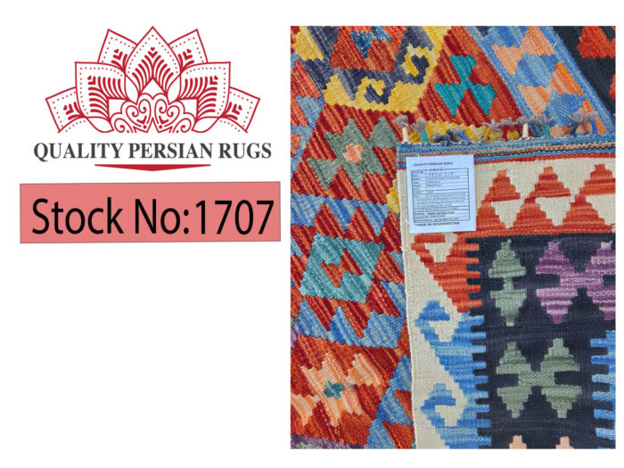 Incredible Afghan Handmade Choubi Kilim 395 x 302cm (4x3m) - Image 6