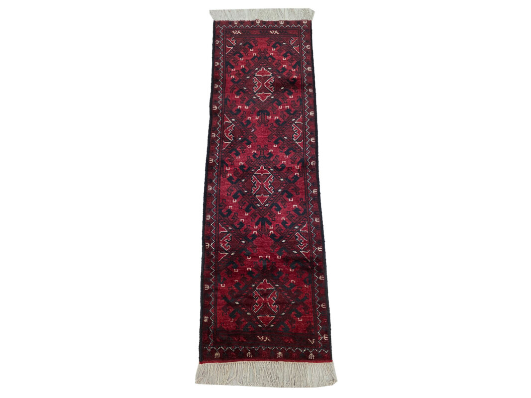 2 Meter Red Handmade Runner