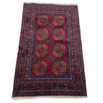 Red Elephant Foot Kunduz Carpet