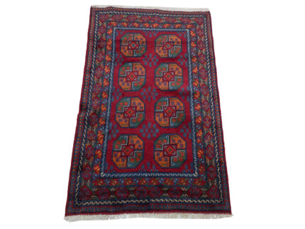 Red Elephant Foot Kunduz Carpet