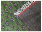 Afghan Kunduz Green Bukhara Design Carpet 300 x 200 CM - Image 5