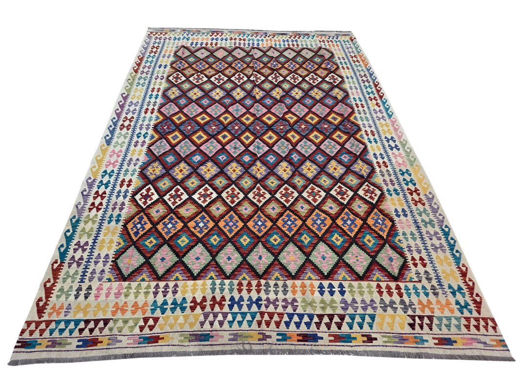 4x3 Afghan Kilim