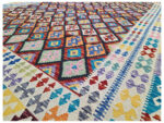 Incredible Afghan Handmade Choubi Kilim 415 x 320 cm (4x3m) - Image 4