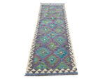 Gorgeous Woolen Choubi Kilim Runner 247 x 80 cm