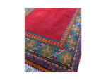 Red Kunduz Hand-knotted Carpet Runner 250 x 80 cm - Image 4