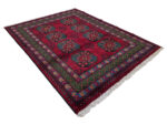 Beautiful Afghan Kunduz Handmade Carpet 198 x 154 CM - Image 3