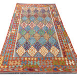 Incredible Woolen Choubi Kilim Runner 298 x 200 cm