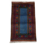 Blue Bedside Carpet