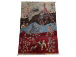 Stunning High Quality Afghan Ariana Carpet 144 x 104 CM - Image 2