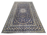 Stunning Pre-loved Navy Kashan Carpet 410 x 305cm
