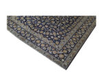 Stunning Pre-loved Navy Kashan Carpet 410 x 305cm - Image 3