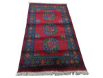 Stunning Afghan Kunduz Hand-knotted Carpet 133 x 79 CM - Image 2