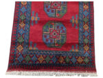 Stunning Afghan Kunduz Hand-knotted Carpet 133 x 79 CM - Image 3