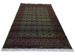 Green Color Afghan Kunduz Bukhara Design Carpet 295 x 202 CM - Image 2