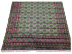 Green Color Afghan Kunduz Bukhara Design Carpet 295 x 202 CM - Image 4