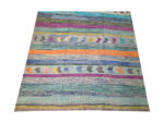 Fine Afghan Handwoven Hazara patchwork Kilim 235 x 172cm - Image 3