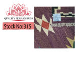 Modern design Afghan Handwoven Choubi Kilim 240 x 177 cm - Image 6