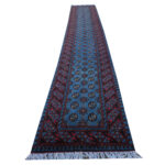 Fine Hand-knotted Kunduz Carpet runner 576 X 82 cm