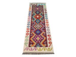 Stunning Afghan Handwoven choubi Kilim 242 x 85cm