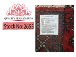 Fine Afghan Bukhara Design Bedside Carpet - 116 x 81 cm - Image 6