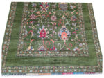 Rare Green Color Afghan Ariana Handmade Carpet 295 x 200 CM - Image 4