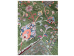 Rare Green Color Afghan Ariana Handmade Carpet 295 x 200 CM - Image 6
