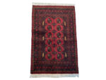 Gorgeous Afghan Bukhara Design Bedside Carpet - 129 x 83 CM - Image 2
