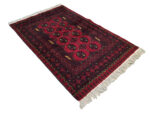 Gorgeous Afghan Bukhara Design Bedside Carpet - 129 x 83 CM - Image 3