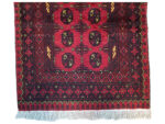 Gorgeous Afghan Bukhara Design Bedside Carpet - 129 x 83 CM - Image 4