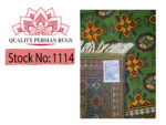 Fine Green Kunduz Hand-knotted Carpet 198 x 154 cm - Image 7