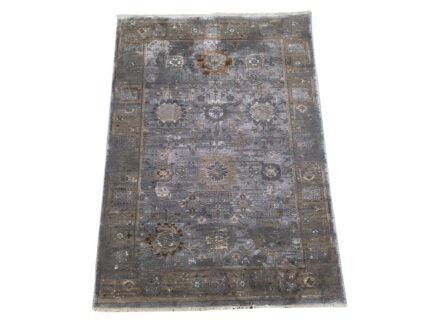 Grey Machine Made Carpet