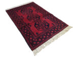 Gorgeous Afghan Elephant Foot Design Bedside Carpet - 123 x 86 CM - Image 3