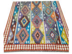 Fine Afghan Handwoven Choubi Kilim 303 x 240 cm - Image 3