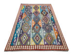 Fine Afghan Handwoven Choubi Kilim 303 x 240 cm