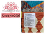 Fine Afghan Handwoven Choubi Kilim 303 x 240 cm - Image 7