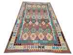 Fine Afghan Handwoven Choubi Kilim 393 x 309 cm