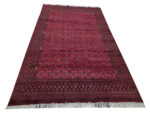 Stunning Red Afghan Bukhara Design Carpet 389 x 284 cm