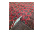 Stunning Red Afghan Bukhara Design Carpet 389 x 284 cm - Image 5