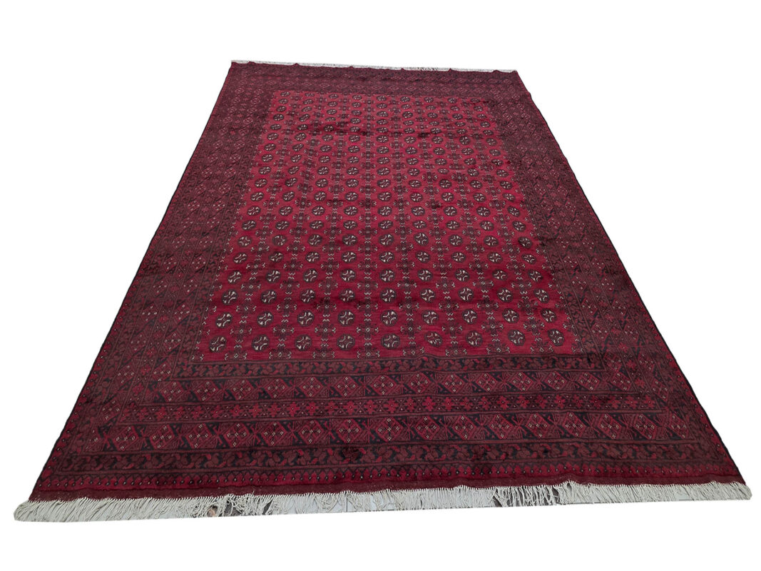 Red Afghan Carpet