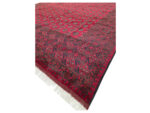High Quality 4x3 Red Afghan Bukhara Design Carpet 389 x 296 CM - Image 4