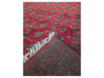 High Quality 4x3 Red Afghan Bukhara Design Carpet 389 x 296 CM - Image 5